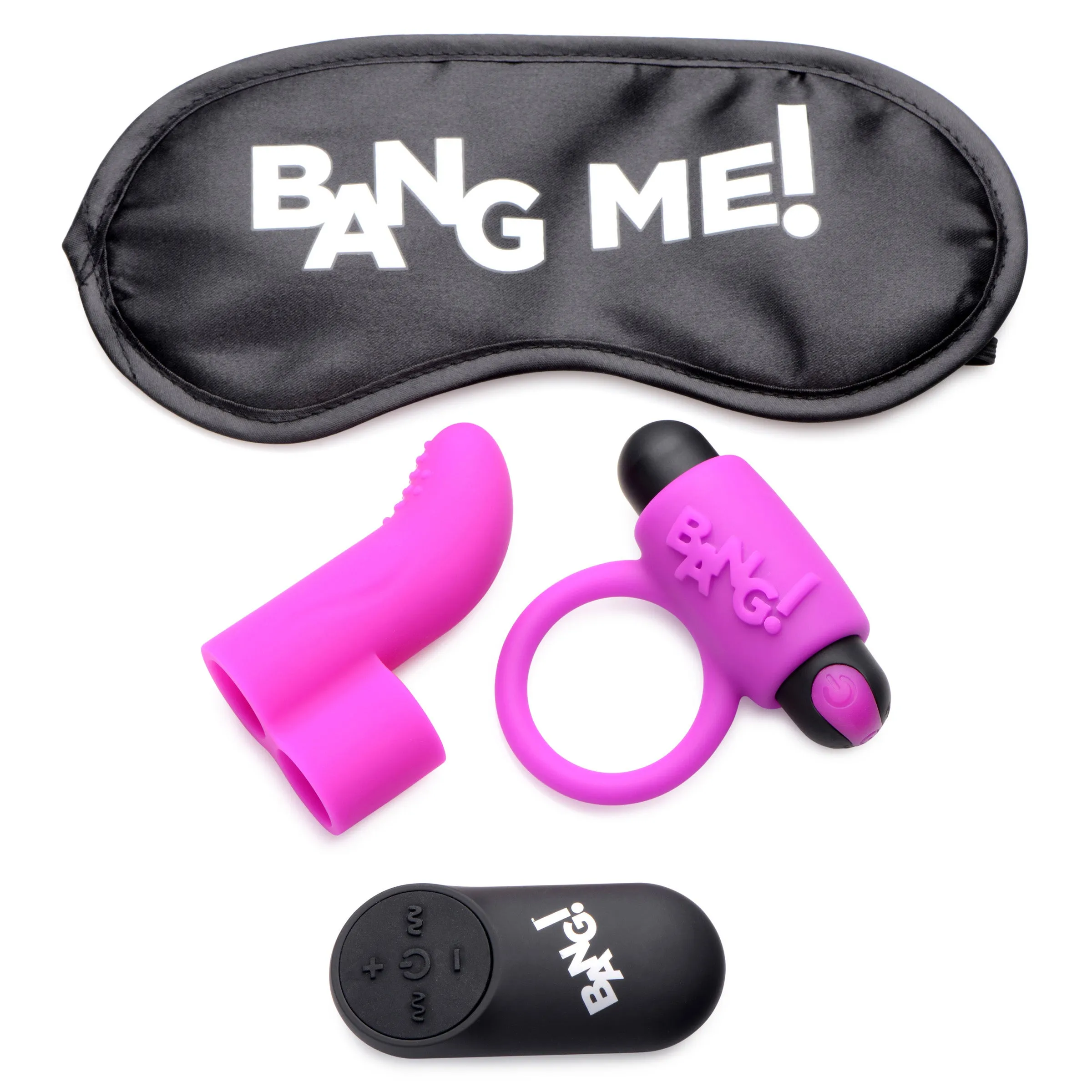 28X Couple's Kit Remote Control C-Ring & Finger Vibe Kit