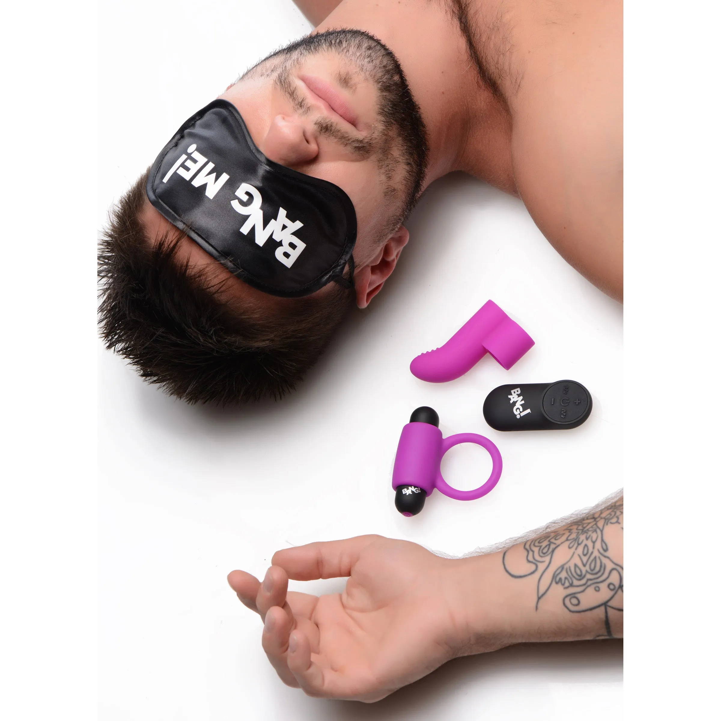 28X Couple's Kit Remote Control C-Ring & Finger Vibe Kit