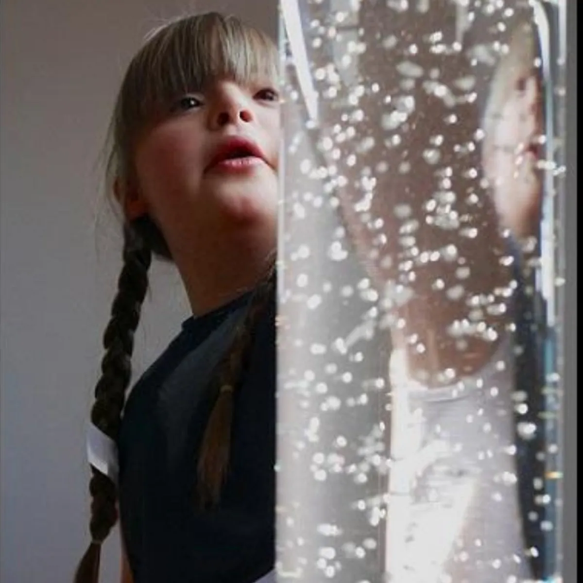 3.3ft  Bubble Tube Floor Lamp