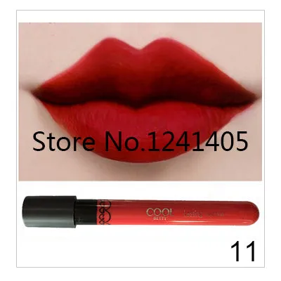 Amazing 12 Colors Waterproof Lip Gloss Long-Lasting Matte Lipstick Liquid 6.6g Makeup Brand EFU #21010