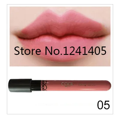 Amazing 12 Colors Waterproof Lip Gloss Long-Lasting Matte Lipstick Liquid 6.6g Makeup Brand EFU #21010