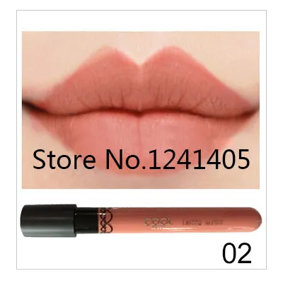 Amazing 12 Colors Waterproof Lip Gloss Long-Lasting Matte Lipstick Liquid 6.6g Makeup Brand EFU #21010