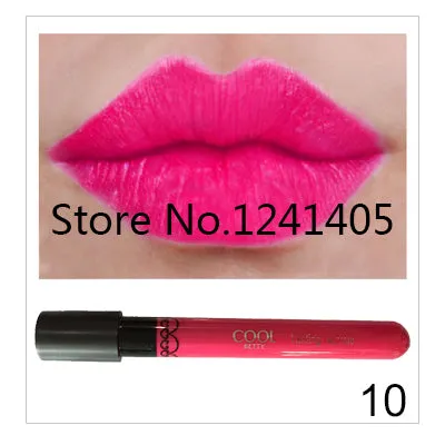Amazing 12 Colors Waterproof Lip Gloss Long-Lasting Matte Lipstick Liquid 6.6g Makeup Brand EFU #21010