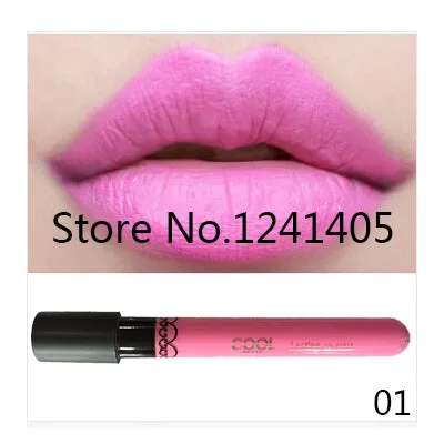 Amazing 12 Colors Waterproof Lip Gloss Long-Lasting Matte Lipstick Liquid 6.6g Makeup Brand EFU #21010