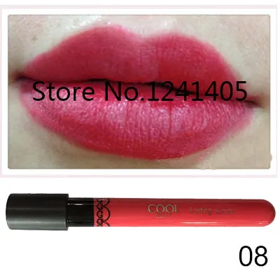 Amazing 12 Colors Waterproof Lip Gloss Long-Lasting Matte Lipstick Liquid 6.6g Makeup Brand EFU #21010