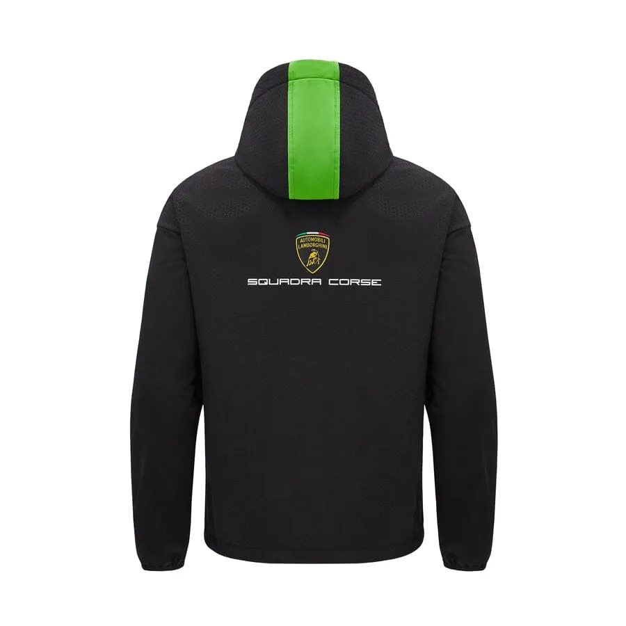Automobili Lamborghini Squadra Corse Men's Team Softshell Jacket - Black