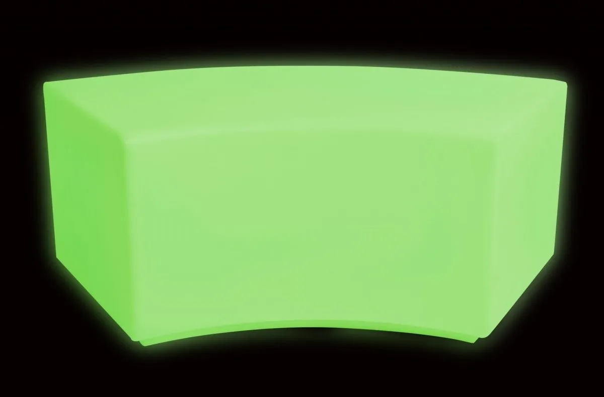 Colour Changing Mood Curved Bench Seating