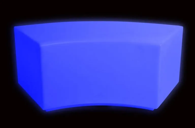 Colour Changing Mood Curved Bench Seating