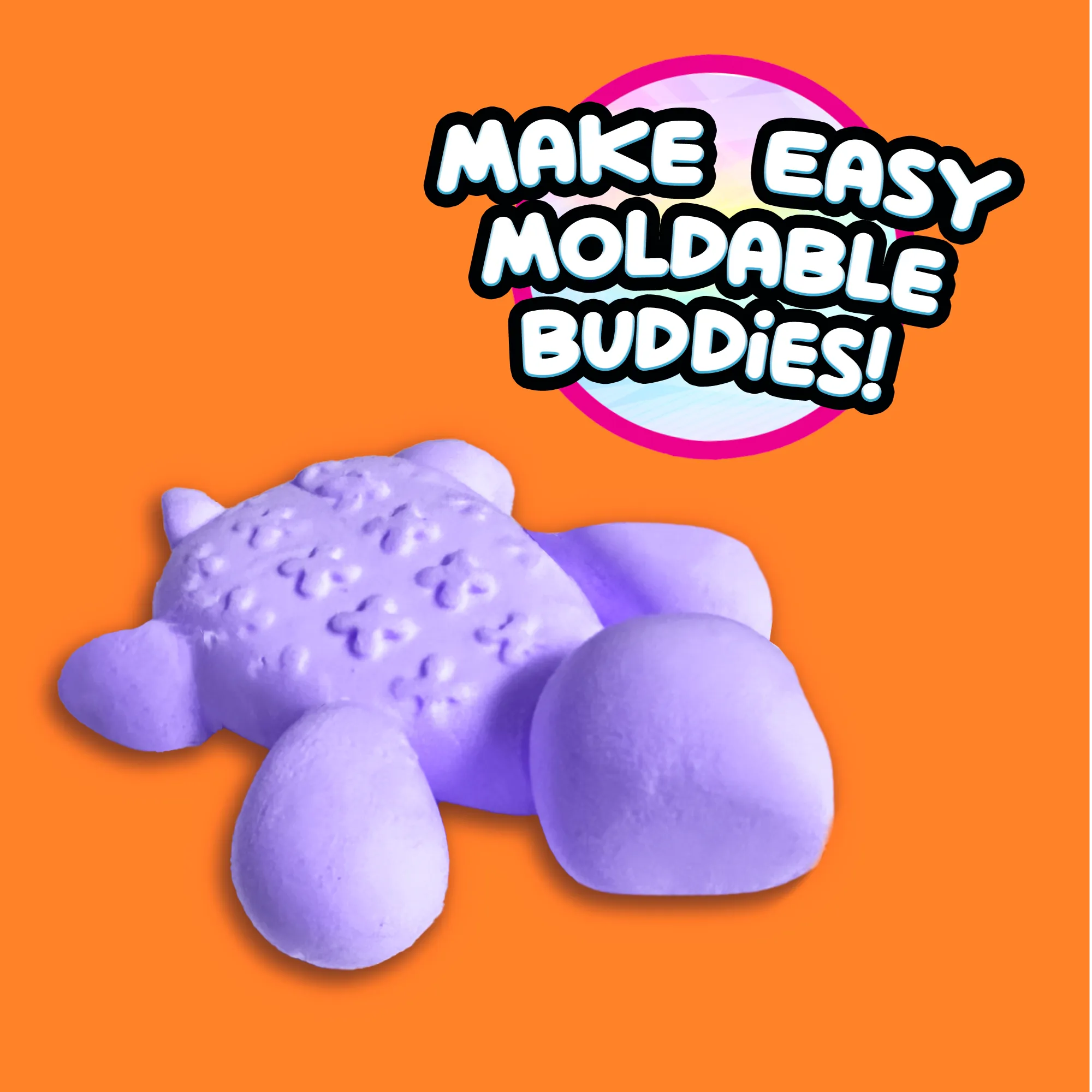 COMPOUND KINGS Fluffy Butter Cloudz Compound Bucket For Girls & Boys | Sensory Toys | Non-Toxic & Non-Sticky | Stress Relieving Tactile | (Purple Grape)