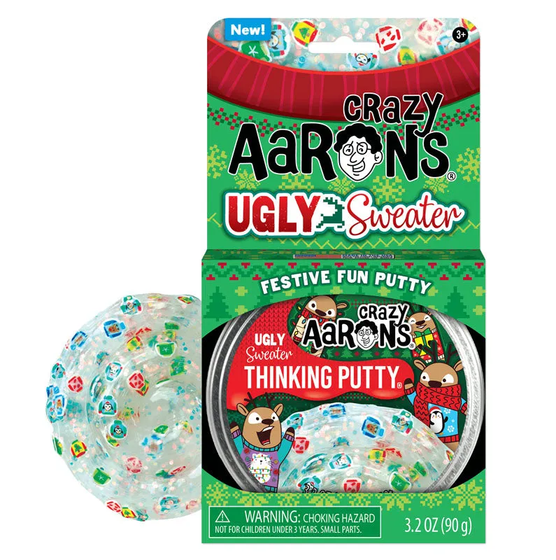 Crazy Aaron's Ugly Sweater Thinking Putty