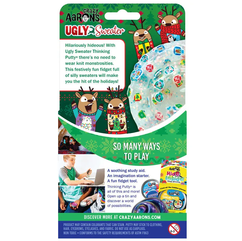 Crazy Aaron's Ugly Sweater Thinking Putty