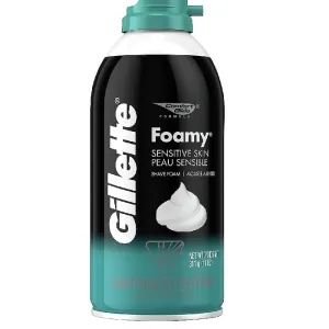 Gillette Foamy Sensitive Skin Shave Cream 11 oz
