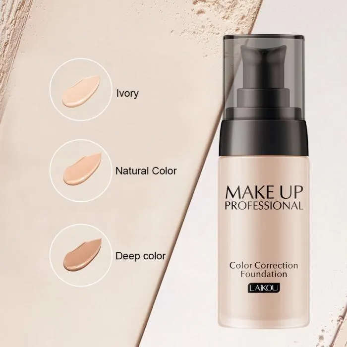Liquid Makeup Base Long Lasting Moisturizing Nude Foundation Concealer