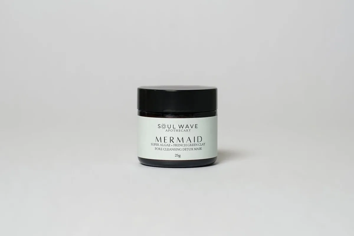 Mermaid Detox Mask Super Algae   French Green Clay