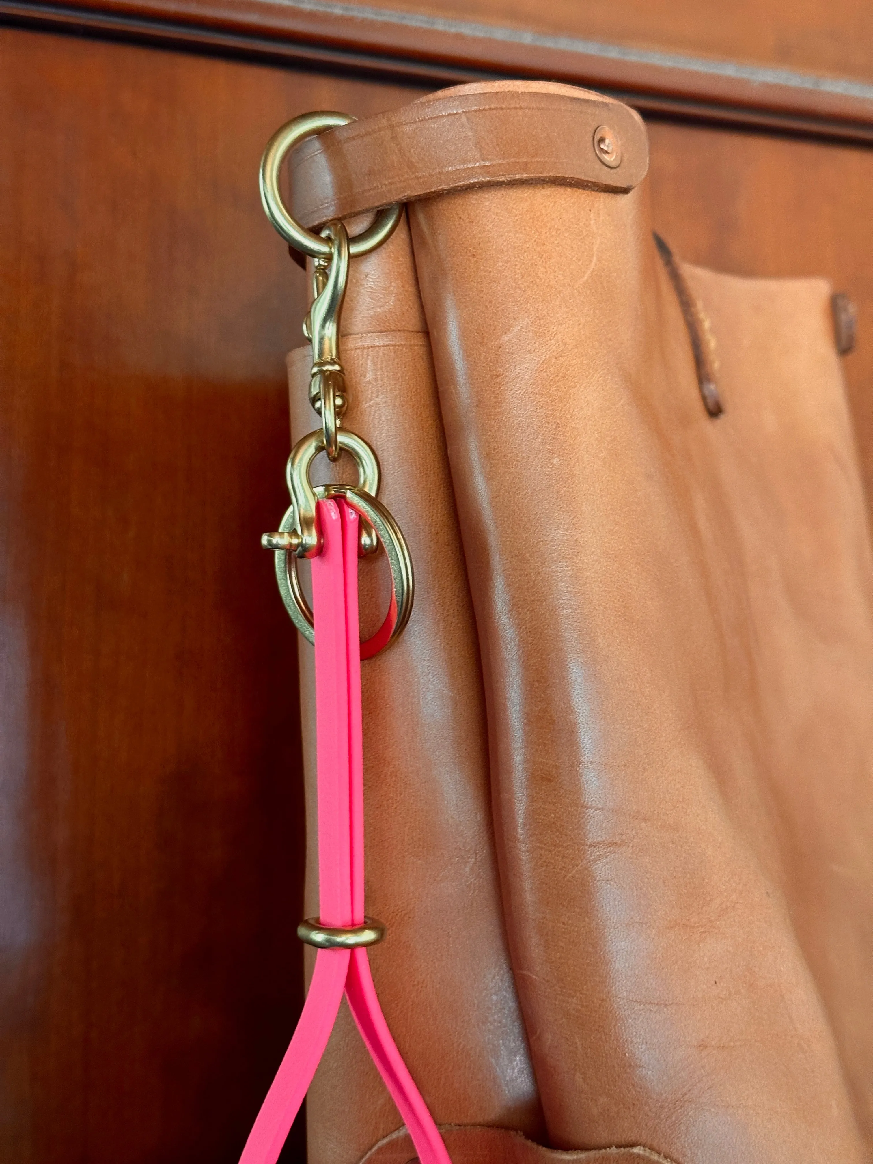 Never Lose Your Keys Again! Sporty Biothane Clip-On Wearable Wristlet Keychain, Waterproof Wristlet Keychain, Wearable Keychain w/Shackle, Bolt Snap   Keeper