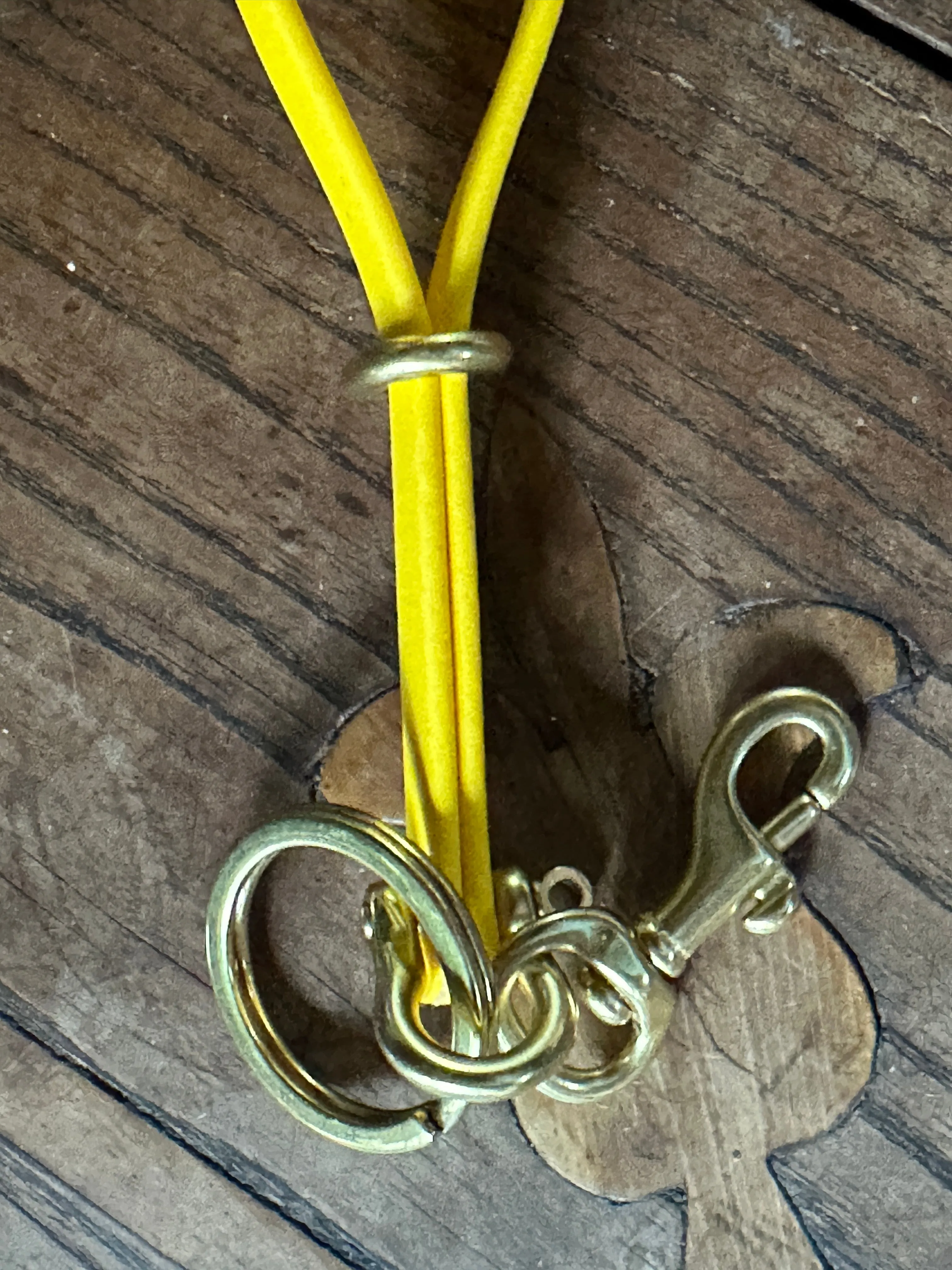 Never Lose Your Keys Again! Sporty Biothane Clip-On Wearable Wristlet Keychain, Waterproof Wristlet Keychain, Wearable Keychain w/Shackle, Bolt Snap   Keeper
