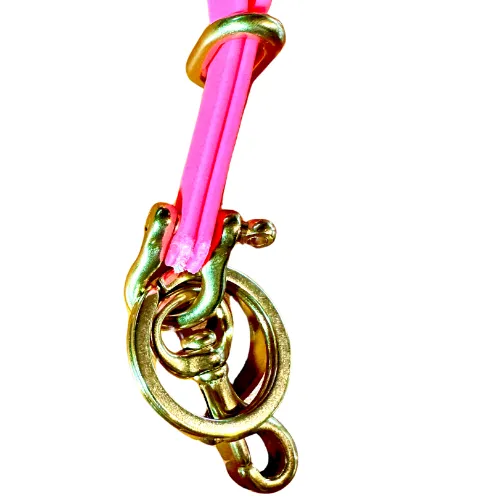 Never Lose Your Keys Again! Sporty Biothane Clip-On Wearable Wristlet Keychain, Waterproof Wristlet Keychain, Wearable Keychain w/Shackle, Bolt Snap   Keeper