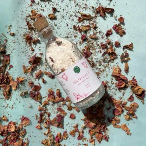 Rose Bath Salt for Aromatherapy and Muscle Relaxation