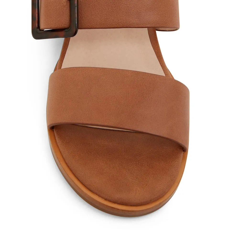 Tanya Slide in Tan Leather