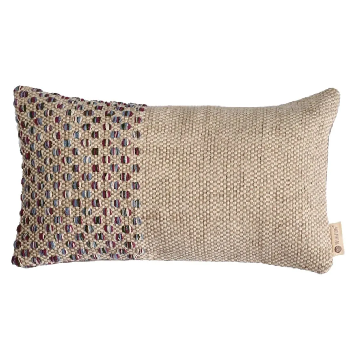 Undisturbed Kaleidoscopic Patch Lumbar Cushion Cover