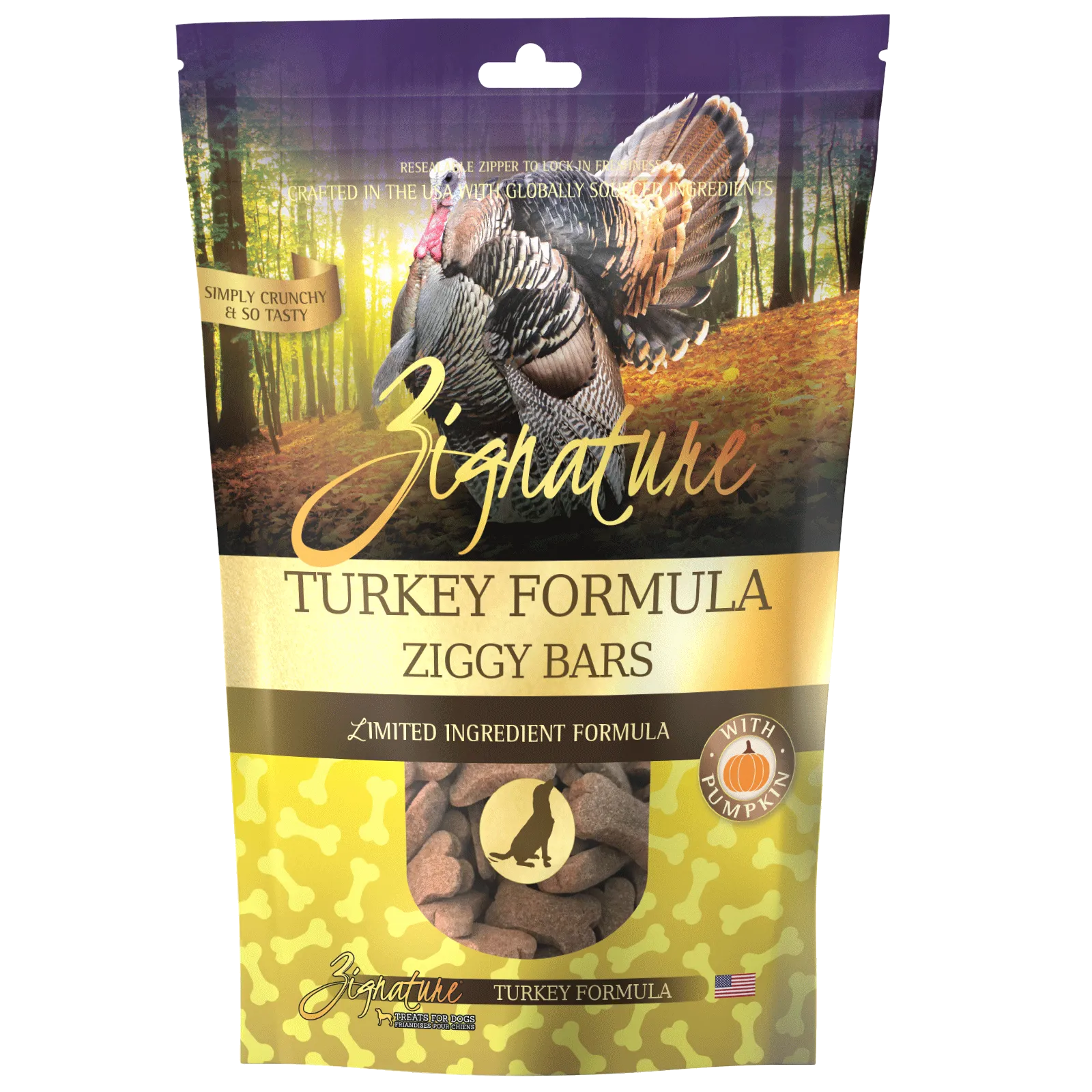 Zignature Turkey Biscuit Treat For Dog, 12oz